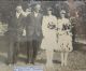 Ross, Ernest and Marion Ferguson wedding. Attendants were Wilbert Purvis and Isabelle Ferguson 