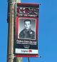 Pte. Charles Edwin SULLIVAN Lest We Forget Flag, Cobden Legion initiative, sponsored by family