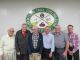ORG-COBDEN CURLING CLUB past Presidents Paul McLenaghan, Ken Francis, John Mains, Stewart McBride, Perry Yach, Gerard Afelskie