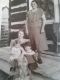 Blanche Johnston with children Marjorie & Ruby.  Her mom Elizabeth Andrews nee Sutherland standing