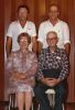 Buttle, Norman family:  Russ, Les, Shirley & Norman at his 80th birthday