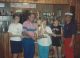 Cobden Business Association Golf Classic winners at Island Brey golf around 1990 
Isabel Wouda, Dawson Welk, Cecilia McKay, Neil Hendry, Ted Barron
