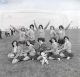 SCHOOL-COBDEN DISTRICT HIGH SCHOOL Cheerleaders, 1965 Bk: Florence Childerhose, Carol Millar, Linda Montgomery, Lee Ann Sutherland, Doreen Pigeon Ft: Nancy Dobson, Linda Bennett, Helen Collins, Waine Reynolds, Theresa Yantha