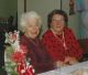 CHx-Cobden Curling Club Ladies reunion celebrating new rink; 
Eva Warren & Gladys Francis